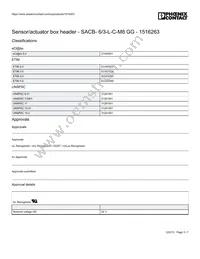 1516263 Datasheet Page 3