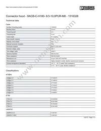 1516328 Datasheet Page 3