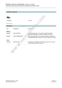 1516344 Datasheet Page 3