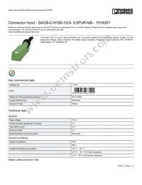 1516357 Datasheet Cover