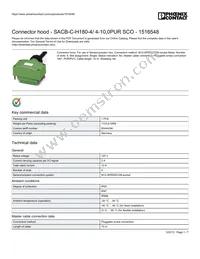 1516548 Datasheet Cover