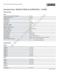 1516564 Datasheet Page 3