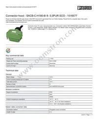 1516577 Datasheet Cover