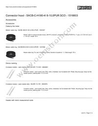 1516603 Datasheet Page 5