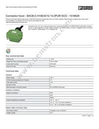 1516629 Datasheet Cover