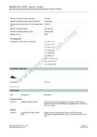 1516807 Datasheet Page 3