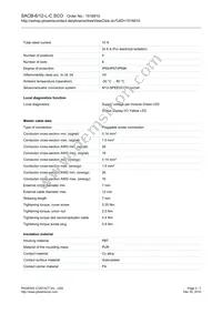 1516810 Datasheet Page 2