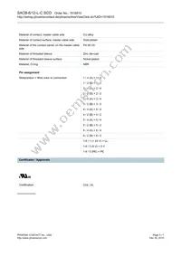 1516810 Datasheet Page 3