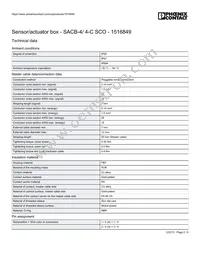 1516849 Datasheet Page 2