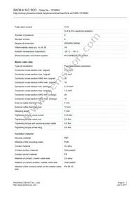 1516852 Datasheet Page 2