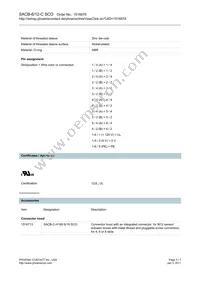 1516878 Datasheet Page 3