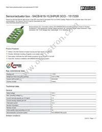 1517259 Datasheet Cover