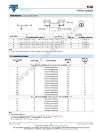 152D107X5030S2BE3 Datasheet Page 2