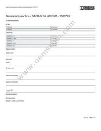 1530773 Datasheet Page 3