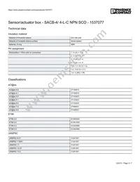 1537077 Datasheet Page 3