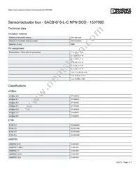 1537080 Datasheet Page 3