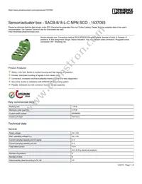 1537093 Datasheet Cover