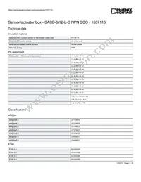 1537116 Datasheet Page 3