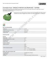 1537925 Datasheet Cover