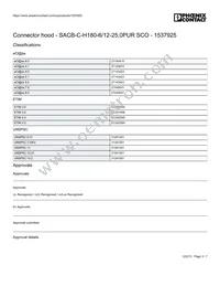 1537925 Datasheet Page 3