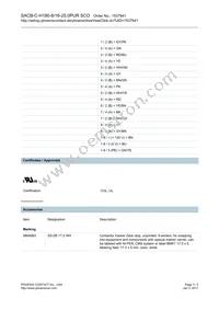 1537941 Datasheet Page 3