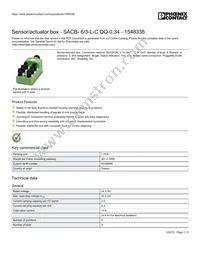 1548338 Datasheet Cover