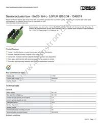 1548574 Datasheet Cover