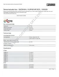 1550229 Datasheet Cover