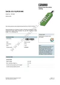 1551095 Datasheet Cover