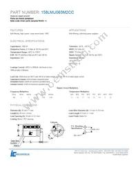 158LMU063M2CC Datasheet Cover