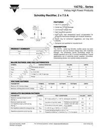 15CTQ045 Datasheet Cover