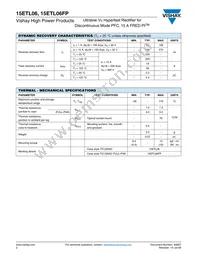 15ETL06FP Datasheet Page 2