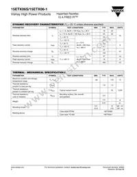15ETX06-1 Datasheet Page 2
