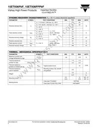 15ETX06FP Datasheet Page 2