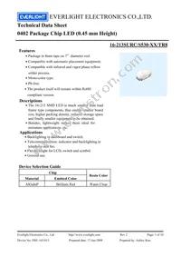 16-213SURC/S530-A5/TR8 Datasheet Cover