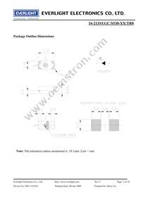 16-213SYGC/S530-E3/TR8 Datasheet Page 2