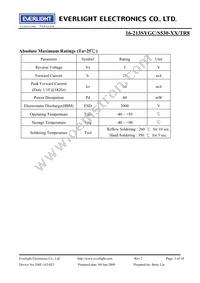 16-213SYGC/S530-E3/TR8 Datasheet Page 3