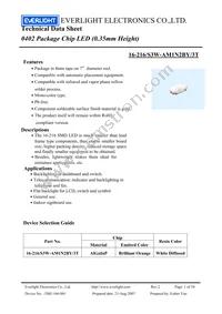 16-216/S3W-AM1N2BY/3T Datasheet Cover