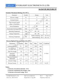 16-216/Y5C-BL2N1BY/3T Datasheet Page 3