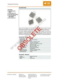 1623849-9 Datasheet Cover