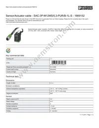 1669152 Datasheet Cover