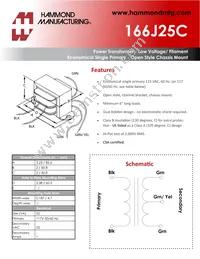 166J25C Datasheet Cover