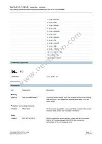 1680908 Datasheet Page 3