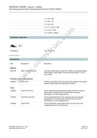 1680940 Datasheet Page 3