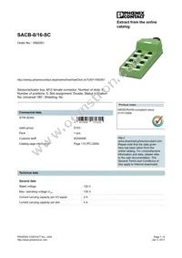 1692051 Datasheet Cover