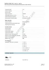 1692734 Datasheet Page 2