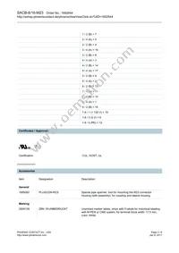 1692844 Datasheet Page 3