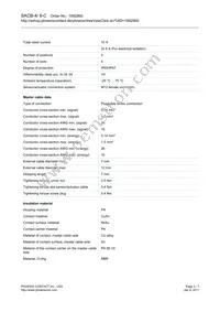 1692860 Datasheet Page 2