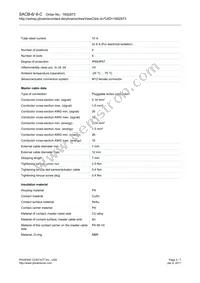 1692873 Datasheet Page 2