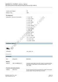 1695142 Datasheet Page 3